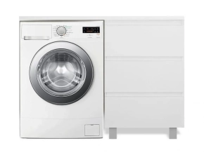 Тумба с раковиной Эстет Dallas Luxe 105 R белая 3 ящика 