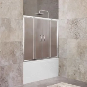 Шторка на ванну BelBagno Unique VF-2-150/180-140-P-Cr 