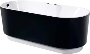 Акриловая ванна Orans 601FTSH 175x75 черный 