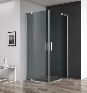 Душевой уголок Cezares Slider A-2-80/90-GRIGIO-Cr 