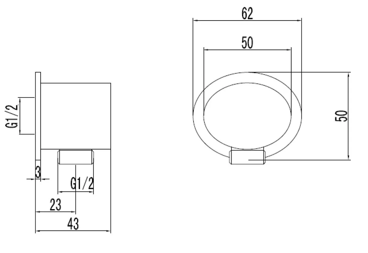 Габаритная схема Шланговое подключение Lemark LM8026С