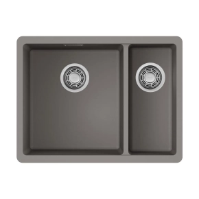 Мойка кухонная Omoikiri Kata 55-2-U-GR leningrad grey 