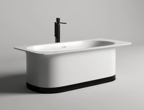 Ванна из искусственного камня Salini Ninfea 102721M 180х82 матовая 