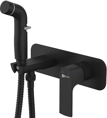 Гигиенический душ Lemark Ursus LM7220BL со смесителем, с внутренней частью