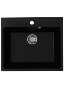 Мойка кухонная Ulgran Quartz Forte 580-07 уголь 