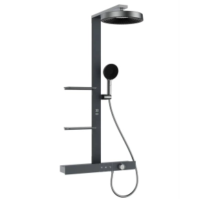 Душевая стойка Black&amp;White Gravity GH-9005-GM оружейная сталь 