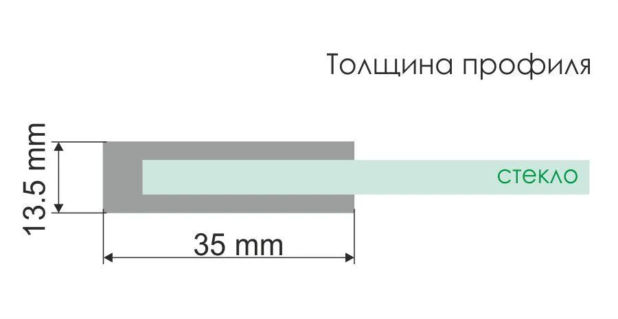 Габаритная схема Шторка на ванну Wasserkraft Berkel 48P02-110W 110х140 см
