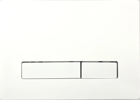 Кнопка смыва KK-POL Vitrum Metal Slim 350/PSM/010-00-00 белая матовая 
