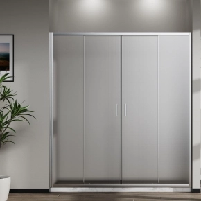 Душевая дверь в нишу Vincea Сити (City) VDS-5CT2170MT 1700 хром стекло текстурное 