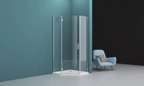 Душевой уголок BelBagno Kraft P-1-90-C-Cr-L 