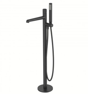Смеситель BelBagno Uno UNO-FMT-NERO напольный, для ванны с душем 