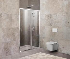 Душевая дверь в нишу BelBagno Unique BF-1-100/115-C-Cr 