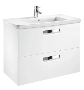 Тумба под раковину Roca The Gap 80 белый глянец 