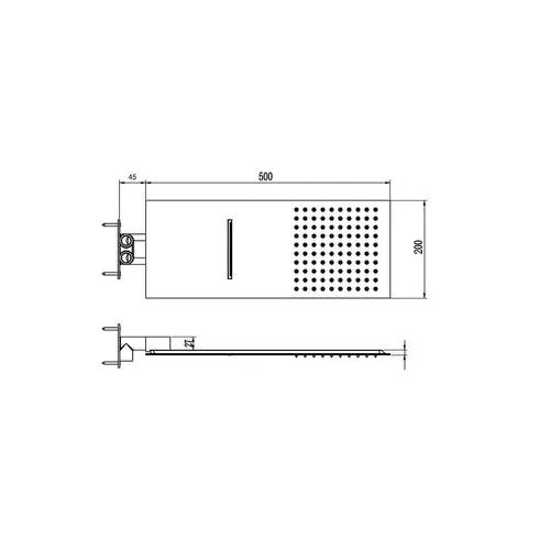 Габаритная схема Душевой комплект RGW Shower Panels SP-6343-01