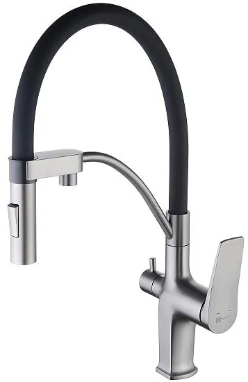 Смеситель Lemark Bronx LM3761GM для кухонной мойки