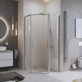 Душевой уголок BelBagno Uno-195 P-1-100-C-Cr 