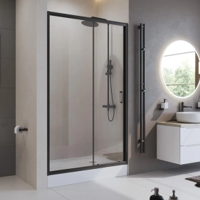 Душевая дверь в нишу BelBagno Uno-195 BF-1-130-C-NERO 