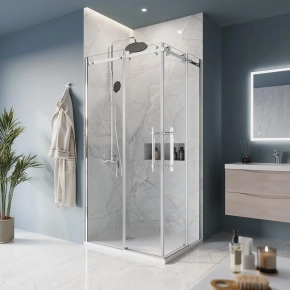 Душевой уголок BelBagno Marino AH-2-100/80-C-CR 