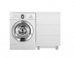 Тумба с раковиной Эстет Dallas Luxe 110 R белая 3 ящика 