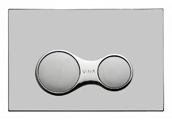 Кнопка смыва Vitra Sirius 740-0485 хром матовый
