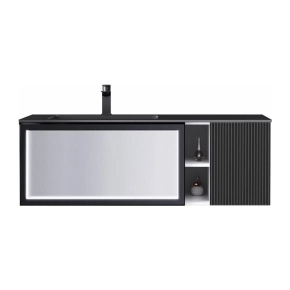 Тумба с раковиной Orans BC-9015-1200L 120 белый/черный 