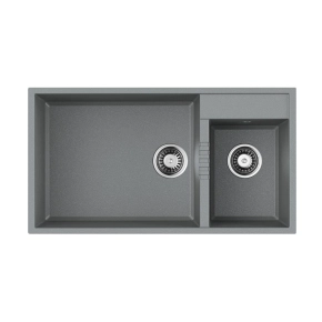 Мойка кухонная Omoikiri Tedori 85-2-U-GR leningrad grey 