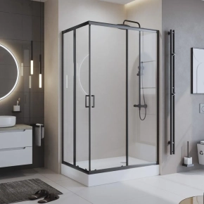 Душевой уголок BelBagno Uno-195 AH-2-120/90-C-NERO 
