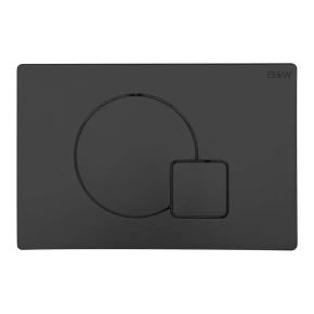 Кнопка смыва Black&amp;White Universe WPI-09522 matt black 
