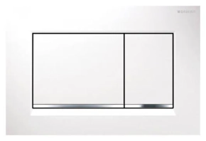 Кнопка смыва Geberit Sigma 30 115.883.KJ.1 белая, хром 