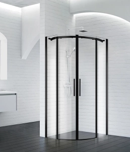 Душевой уголок BelBagno Acqua R-2-90-C-NERO 