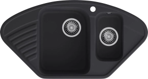 Мойка кухонная GranFest Eco-14 93x50 черная 