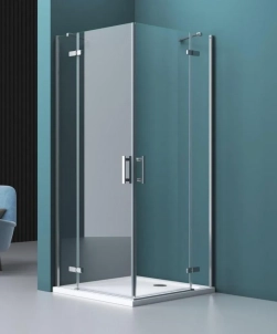Душевой уголок BelBagno Kraft KRAFT-AH-22-90/80-C-Cr-L 