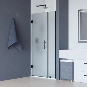 Душевая дверь RGW Hotel HO-012B 110 см стекло матовое, профиль черный 