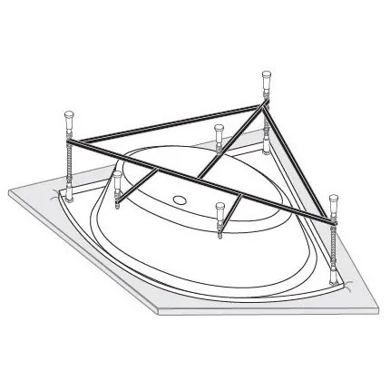 Каркас для ванны Vagnerplast 143x143 VPK143143