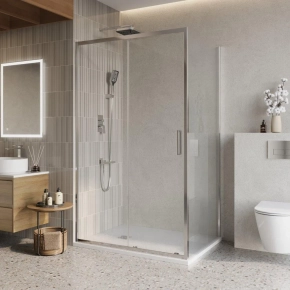 Душевой уголок BelBagno Luce AH-1-110/90-C-Cr 