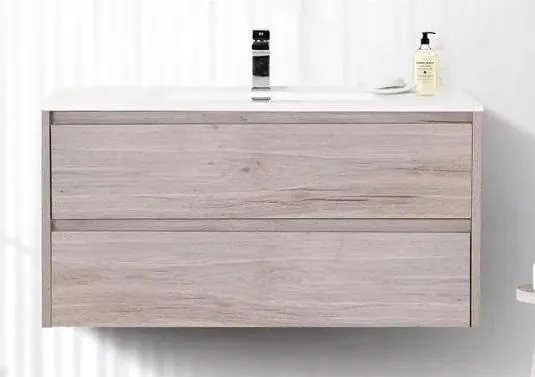 Тумба под раковину BelBagno Kraft 100 подвесная, rovere galifax bianco