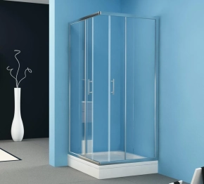 Душевой уголок Kolpa San SQ Line TKK 100х100 см silver, transparent 
