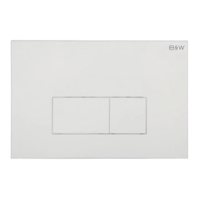 Кнопка смыва Black&amp;White Universe WPI-09541 glossy ivory 