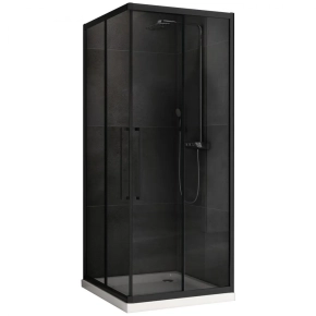 Душевой уголок Abber Schwarzer Diamant AG02090BDTH 90x90 