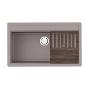 Мойка кухонная Omoikiri Kitagawa 86-LB-GR leningrad grey 