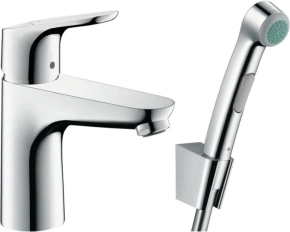 Смеситель Hansgrohe Focus 31927000 для раковины с гигиеническим душем 