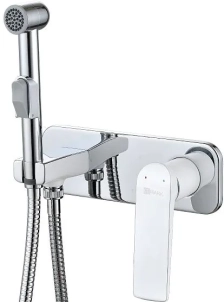 Гигиенический душ Lemark Allegro LM5919CW со смесителем, с внутренней частью 