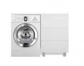 Тумба с раковиной Эстет Dallas Luxe 115 R белая 3 ящика 