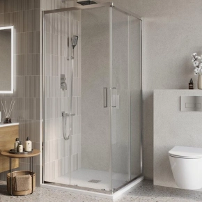 Душевой уголок BelBagno Luce A-2-100-C-Cr 