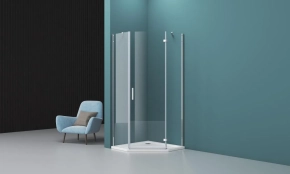 Душевой уголок BelBagno Kraft P-1-100-C-Cr-R 