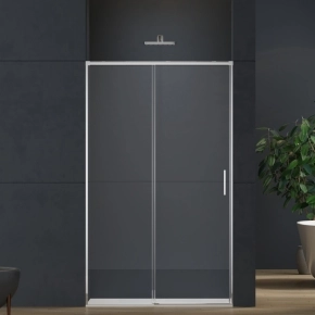 Душевая дверь в нишу Vincea Софт 2 (Soft 2) VDS-3SO2130CL 1300 хром стекло прозрачное 