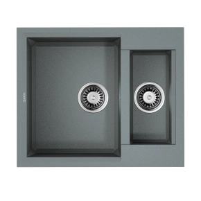Мойка кухонная Omoikiri Sakaime 60-2-GR leningrad grey 