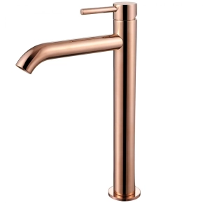 Смеситель Abber Wasser Kreis AF8111RG для раковины, розовое золото 