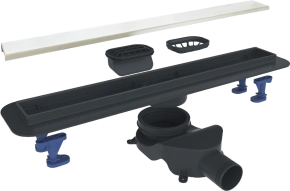 Душевой лоток BelBagno Luce BB-LD-LUCE-80-BIANCO с решеткой 80 см 