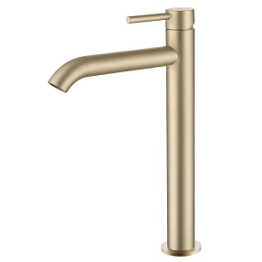 Смеситель Abber Wasser Kreis AF8111G для раковины, золото матовое 